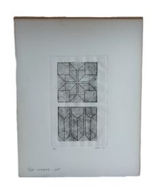 Jules Engel - Geometric Art Piece - Signed 1969