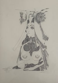 Exotic / Native Women - 1965 - Set of 3 Lithographs