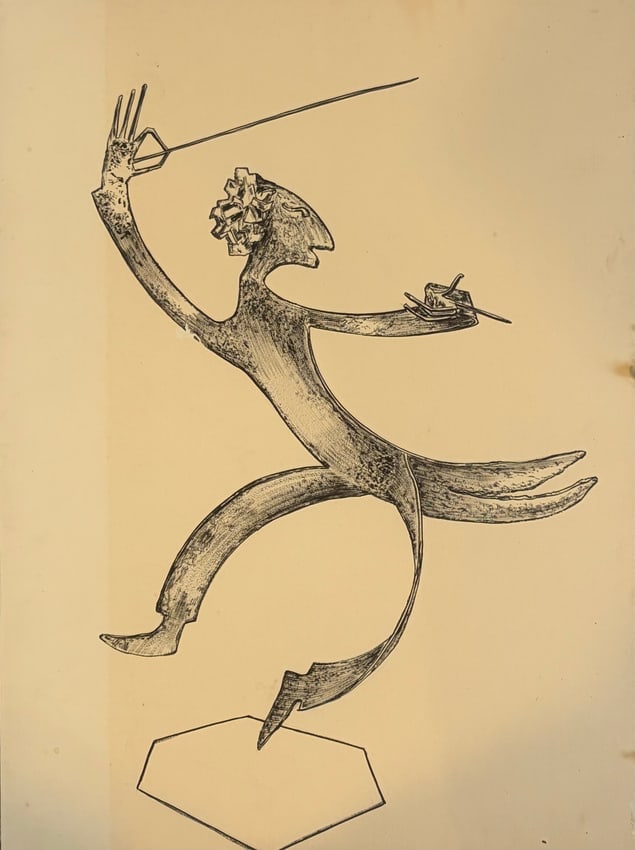 Charles Bertram Johnson - Violinist - Art Illustration (1 of 1)