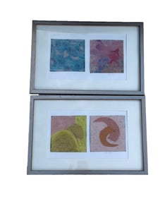 Nya - Pastel on Paper - Art Pieces - Set of 4