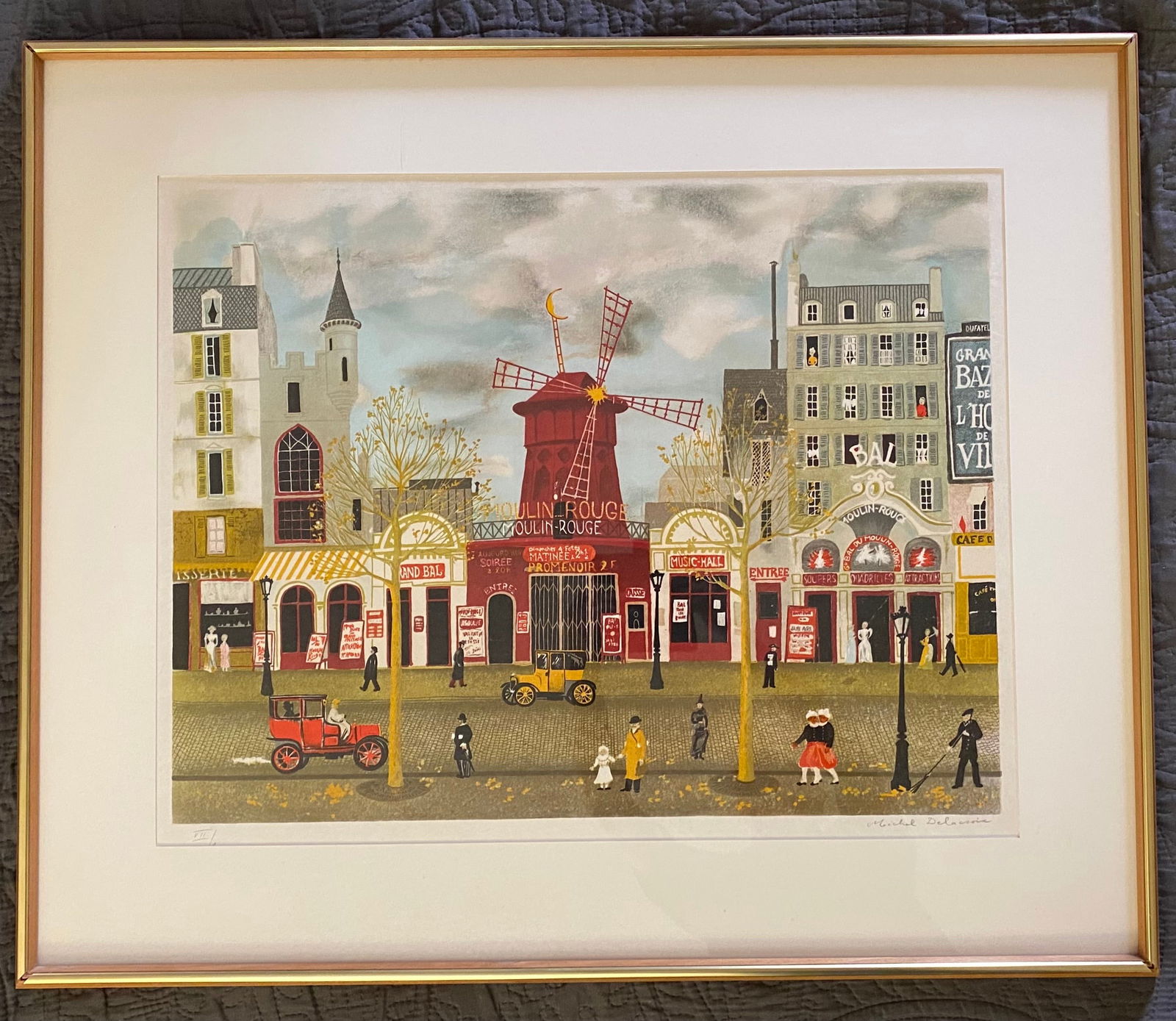 Michel Delacroix - Moulin Rouge 1981 - Lithograph (1 of 1)