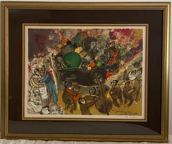 Theo Tobiasse - #8 of Diaspora Series - Signed Lithograph