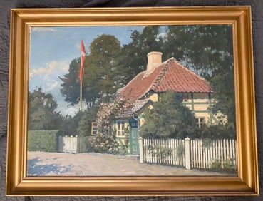 Paul S - Danish House - Oil Painting