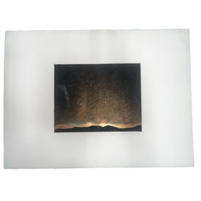 Lita Albuquerque, pencil signed 1987, untiltled monoprint on Rag Paper