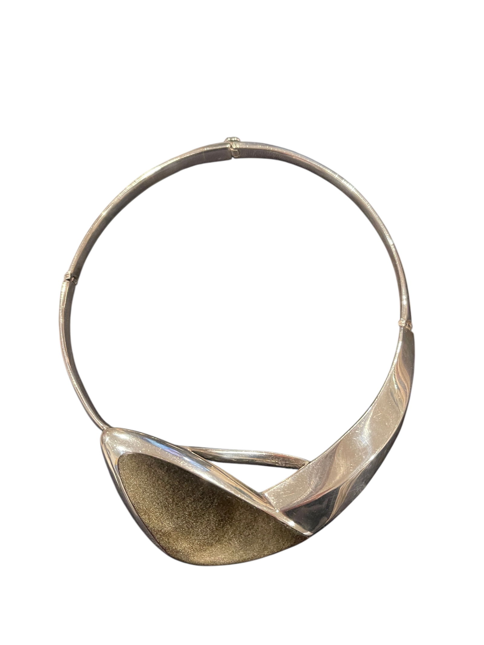 Enrique Ledesma Artist Piece Sterling Silver /Obsidian (1 of 2)