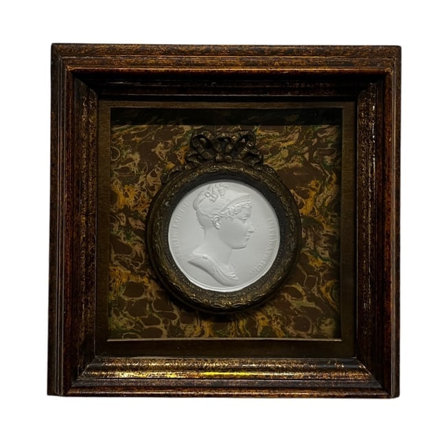H. Hal Kramer Co., French Cameo of Marie Louise, Framed Shadow Box (1 of 4)