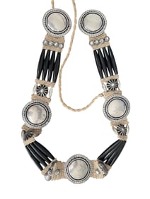 Silver Bridle Concho Belt Handmade Santa Fe Mary and Doug Hancock