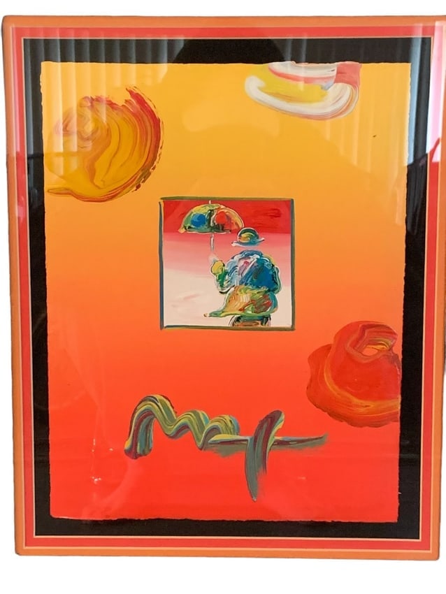 Peter Max - Umbrella Man Variation - Signed Lithograph (1 of 3)