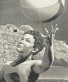 David Bumbeck - Amid Ruins -  Etching - 1987