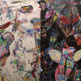 Ford Crull - Look Homeward Angel - Left Panel & Right Panel