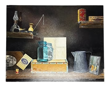 Sheldon van Etten, Oil on Board, Signed