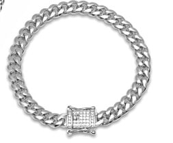 Sterling Silver 925 Miami Cuban Bracelet