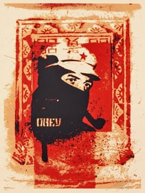 Shepard Fairey MARCOS DRIP. 2003 Mint 20/300 Pencil Signed