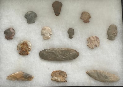 Arrowhead Collection 44 Native American Arrowheads