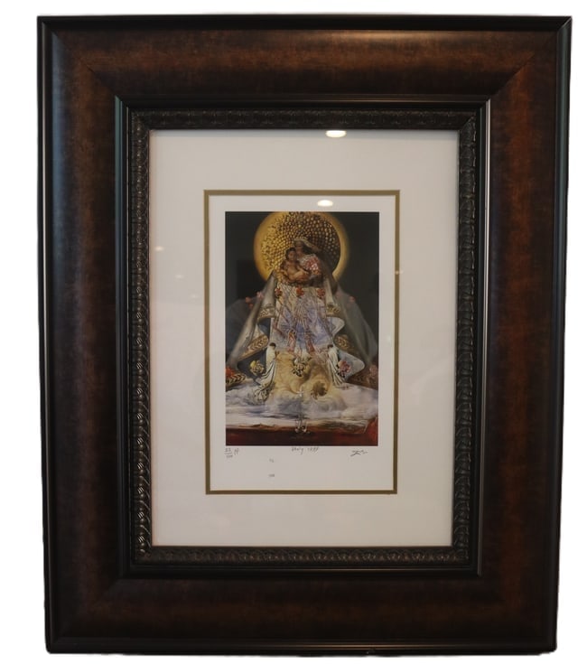 Salvador Dalí, 1999, Madonna of Port Lligat, Surrealist Painting, Lithograph, Limited Edition (1 of 6)