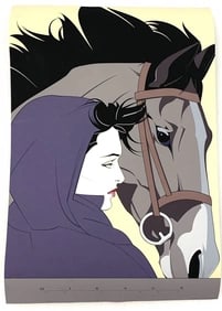 Patrick Nagel (American, 1945-1984) Serigraph, c.1985 Dumas Published by Mirage Editiions, (1 of 1)