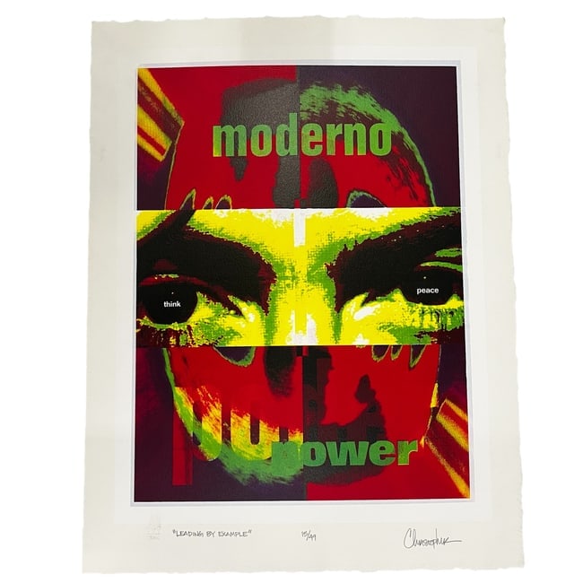 Christopher Ramirez, Leading By Example, Silk Screen Print (1 of 4)