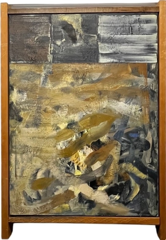 Clark Walding - Passing Unmarked - Oil w/ Sand on Canvas (1 of 6)