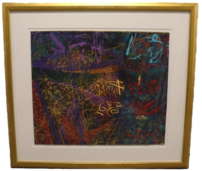 Nancy McGee, Signature Series #5, Screen Monoprint (1 of 3)