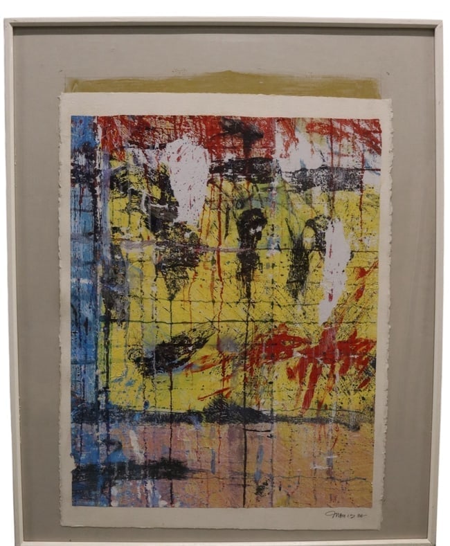 Ron Morris, Japanese Jumping Jacks, Acrylic on Paper, Signed and Dated '88 (1 of 4)