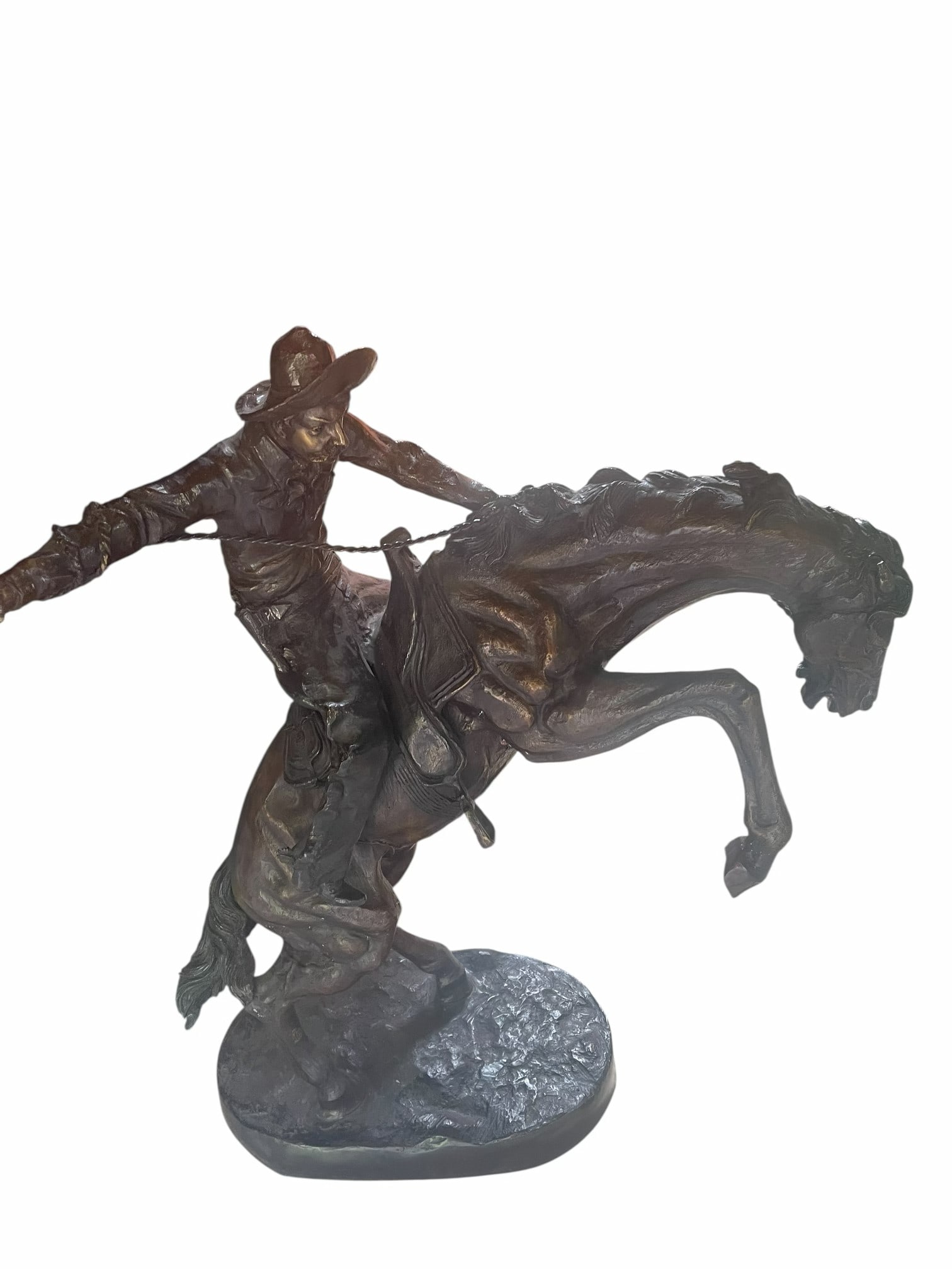 Frederic Remington - The Bronco Buster - Bronze Sculpture (1 of 2)