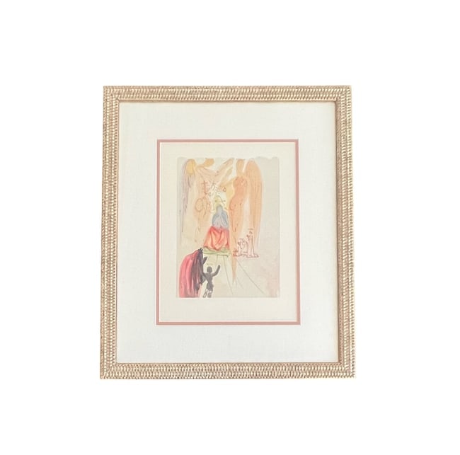 Salvador Dali, Original Color Woodcut, Signed (1 of 2)