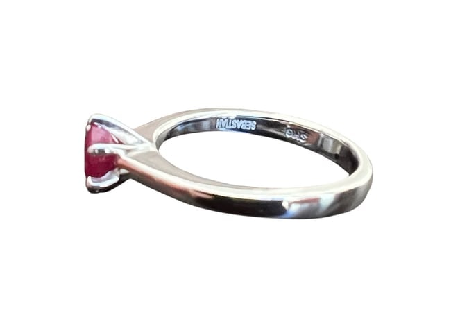 Sebastian Ruby Ring Sterling Silver - 2