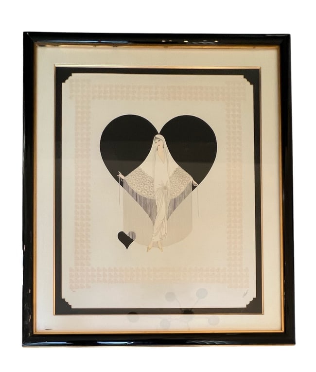 Erte, June Brides - Fringe Gown, Serigraph, Signed and Numbered, 1986: Erte, June Brides - Fringe Gown, Serigraph, Signed and Numbered, 1986 Artist: Erté (1892–1990, Russian-born French) Signatures: Signed and numbered Title: June Brides - Fringe Gown Medium: Serigrap