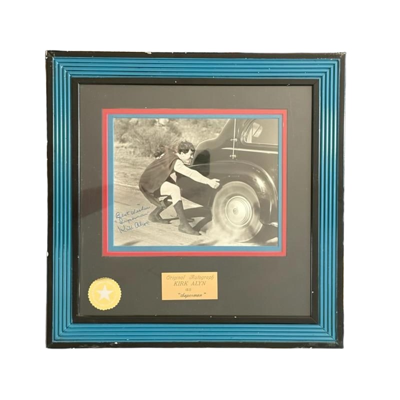 Kirk Alyn "Superman" Autographed Framed Photograph (1 of 5)