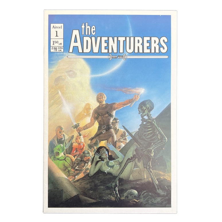 "The Adventurers" #1 Premiere Issue Comic Book (Aircel, 1986) First Printing (1 of 2)