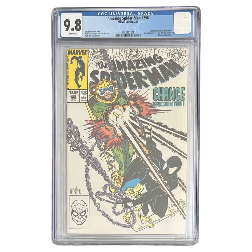 "Amazing Spider-Man" #298 [1st Todd McFarlane Spider-Man, 1st Eddie Brock Cameo] Vintage Comic Book (1 of 3)