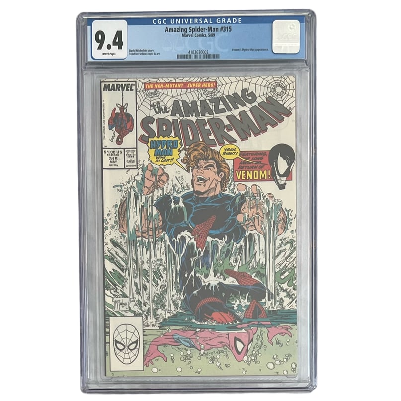"Amazing Spider-Man" #315 [Venom Appearance, Classic McFarlane Cover] Vintage Comic Book (Marvel (1 of 3)
