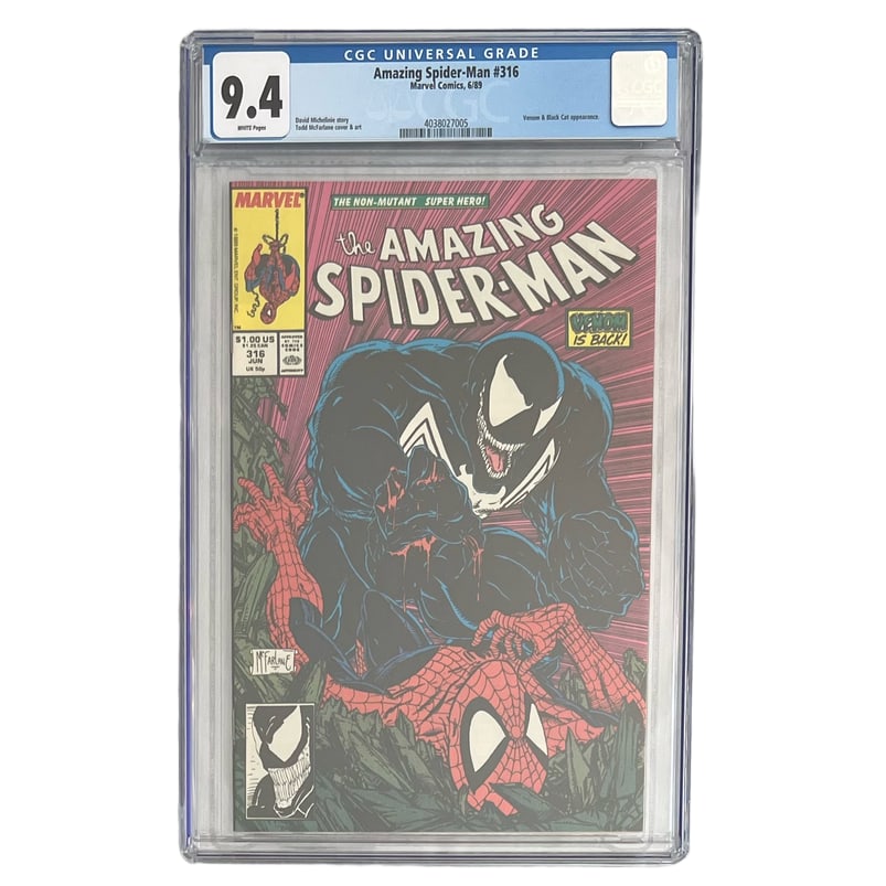"Amazing Spider-Man" #316 [1st Venom Cover, Venom & Black Cat Appearance] Vintage Comic Book (Marvel (1 of 3)