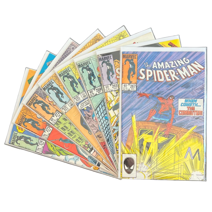 "Amazing Spider-Man" #267-274 Lot (Marvel Comics, 1985-1986) [Raw Ungraded] (1 of 10)