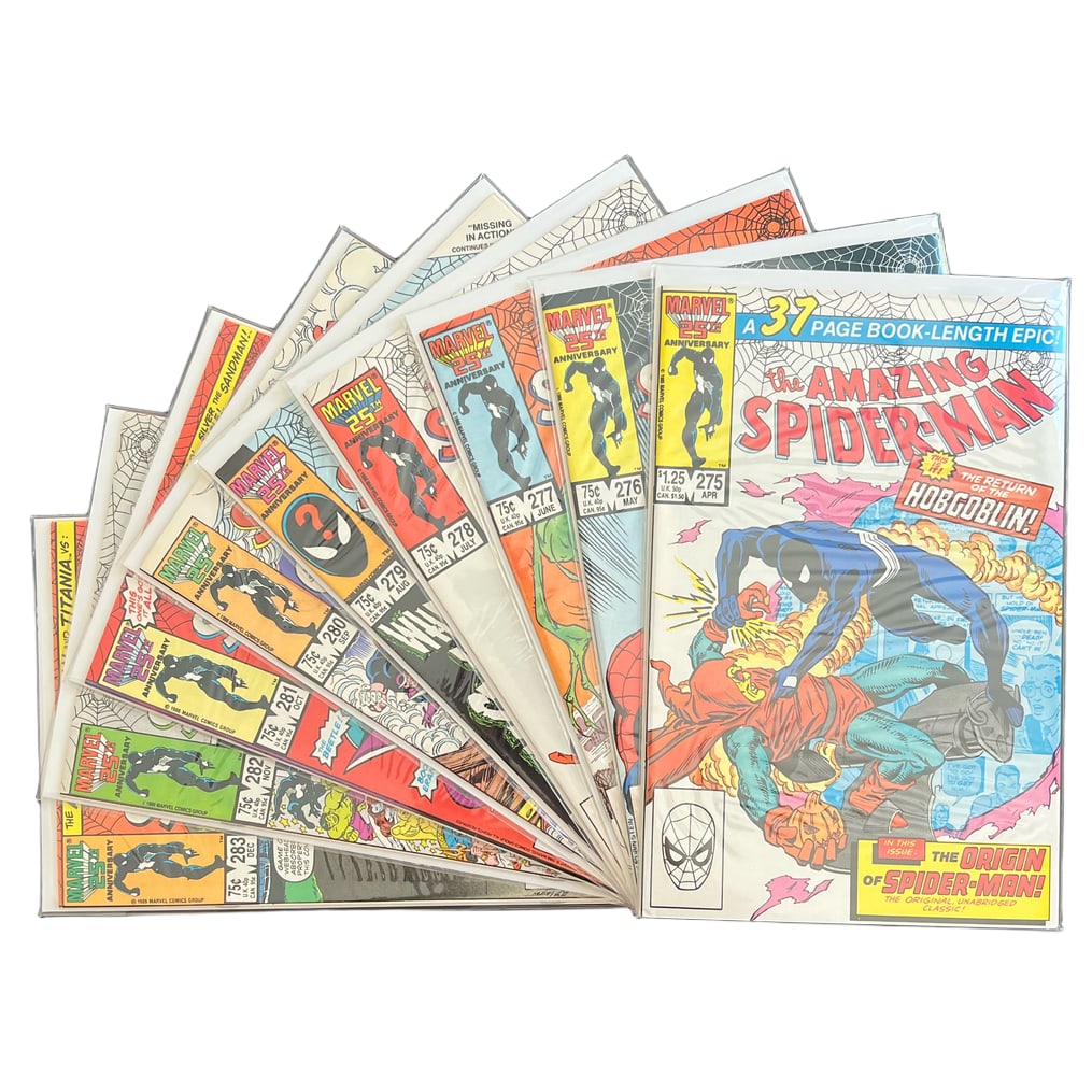 "Amazing Spider-Man" #275-283 Lot (Marvel Comics, 1986) [Raw Ungraded] (1 of 11)