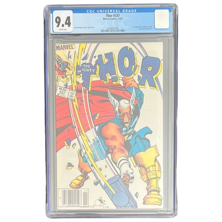 "The Mighty Thor" #337 (Marvel Comics, 1983) [Graded 9.4] (1 of 3)
