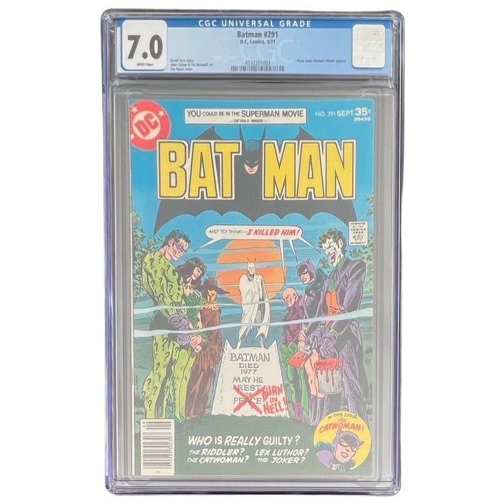 "Batman" #291 (DC Comics, 1977) [Graded 7.0] (1 of 3)