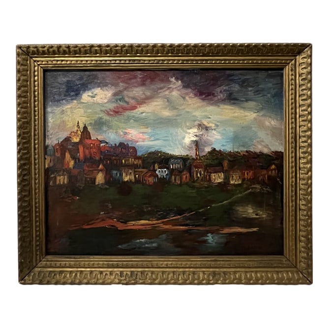 Marion Kamilla DeBathory | Untitled | Oil on Canvas: Description: An oil on canvas painting by Marion Kamilla DeBathory. This piece was exhibited in the 23rd Annual Indoor Exhibit of the Dover Art Association. It is professionally framed and ready for d