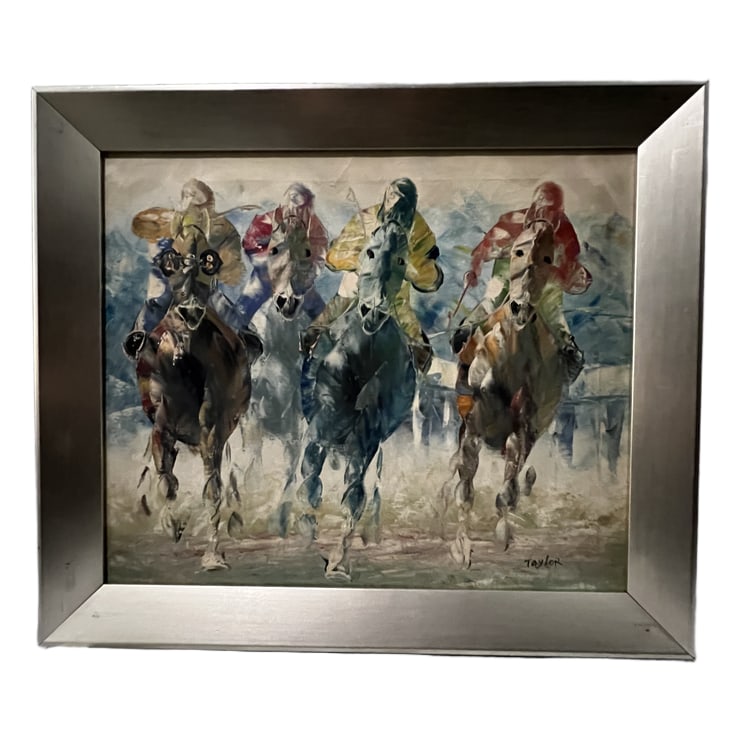 Taylor | Equestrian Scene | Oil on Canvas (1 of 3)