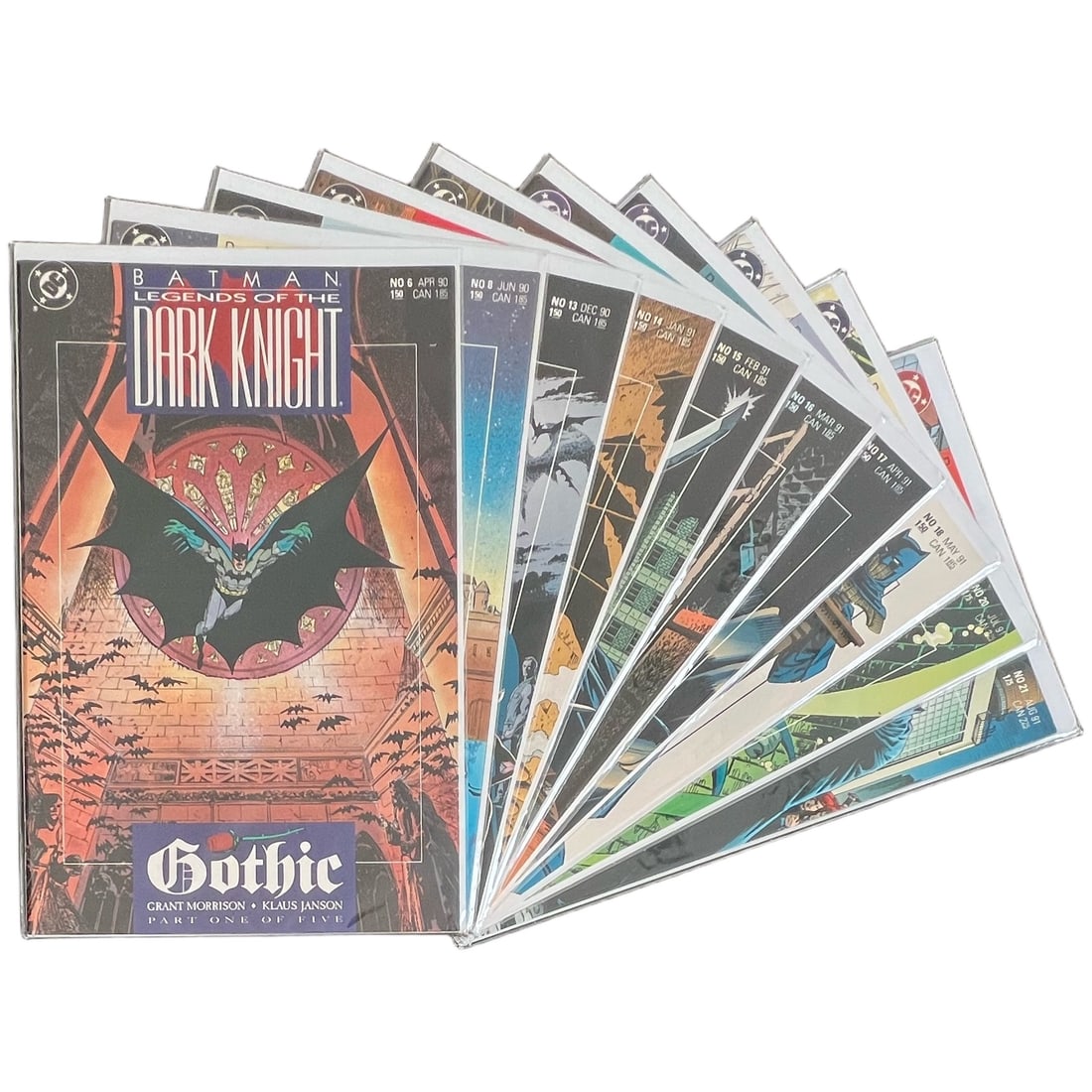 "Batman: Legends of the Dark Knight" Mixed Run Lot of 10 (DC Comics) [Raw Ungraded] (1 of 12)