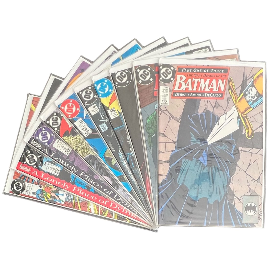 "Batman" #433-443 Mixed Run & Tim Drake 1st App Lot of 10 (DC Comics) [Raw Ungraded] (1 of 12)