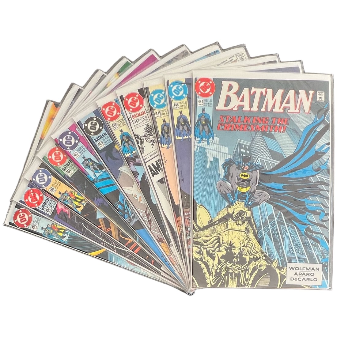 "Batman" #444-488 Mixed Run Lot of 11 (DC Comics) [Raw Ungraded] (1 of 13)