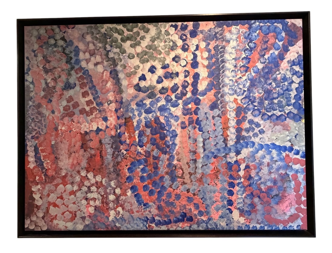 Emily Kame Kngwarreye: "Untitled" Utopia Acrylic on Canvas (1 of 6)