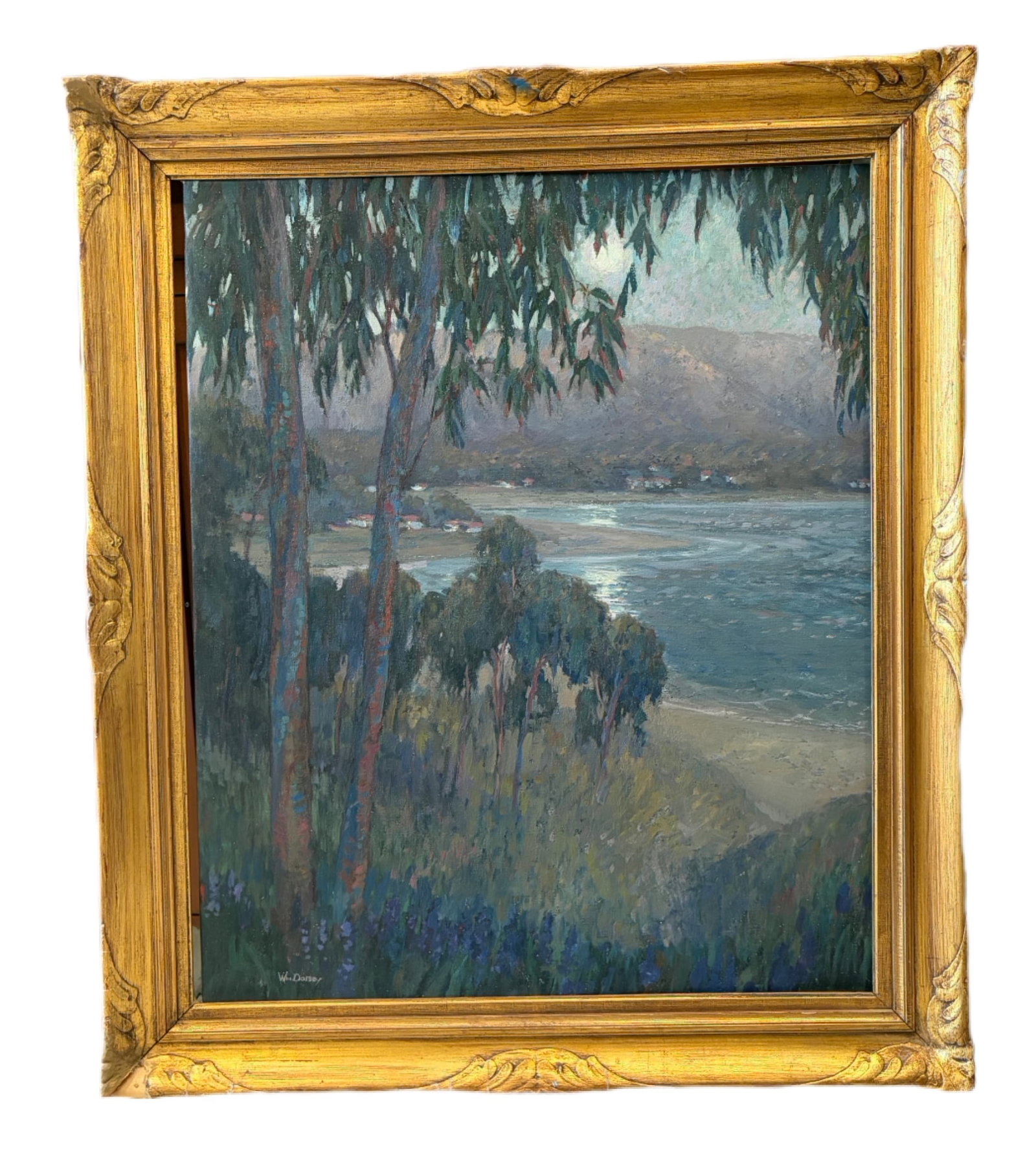 William Dorsey: "Moonlit Coastal Mist" Atmospheric Pacific Nocturne (1 of 4)