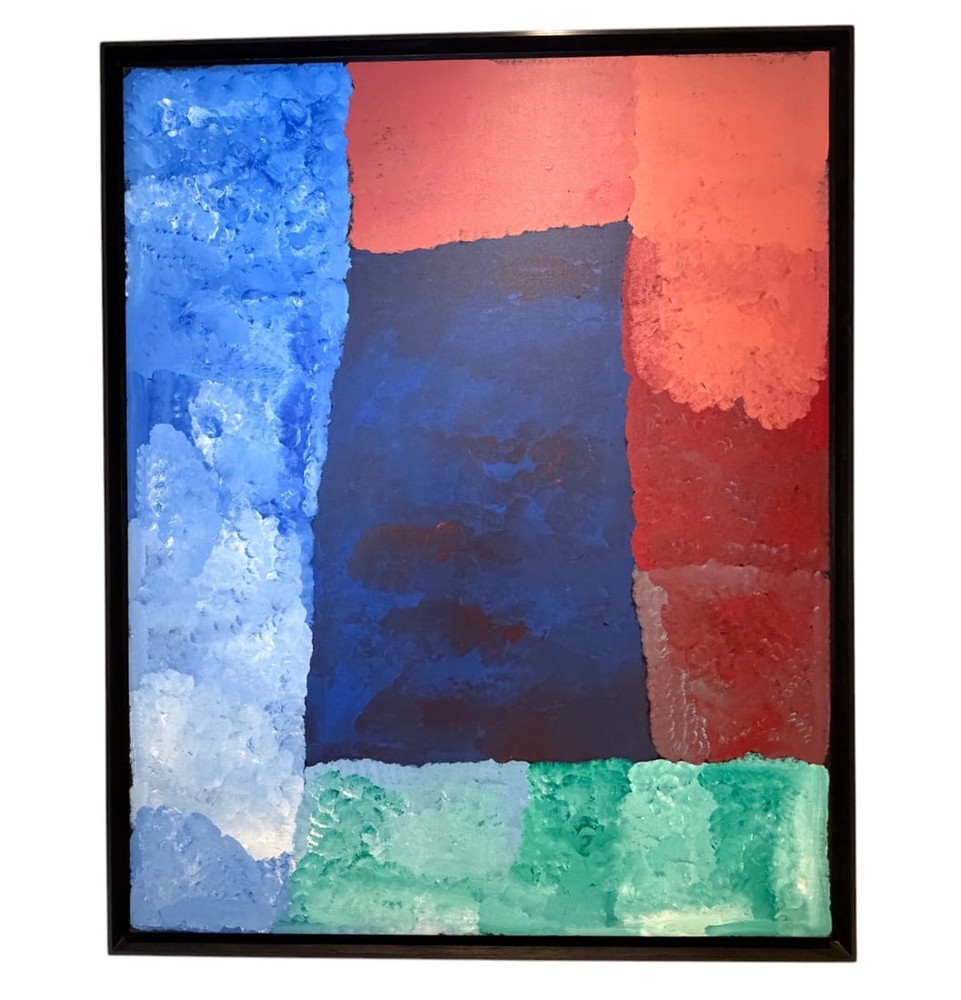 Emily Kame Kngwarreye: "Alhalkere (Color Field)" Monumental Abstract Masterwork (1 of 3)