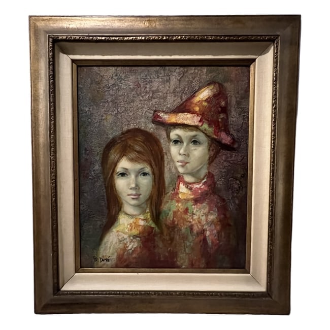 Francois Dupre | Parisian Children | Oil on Canvas (1 of 3)