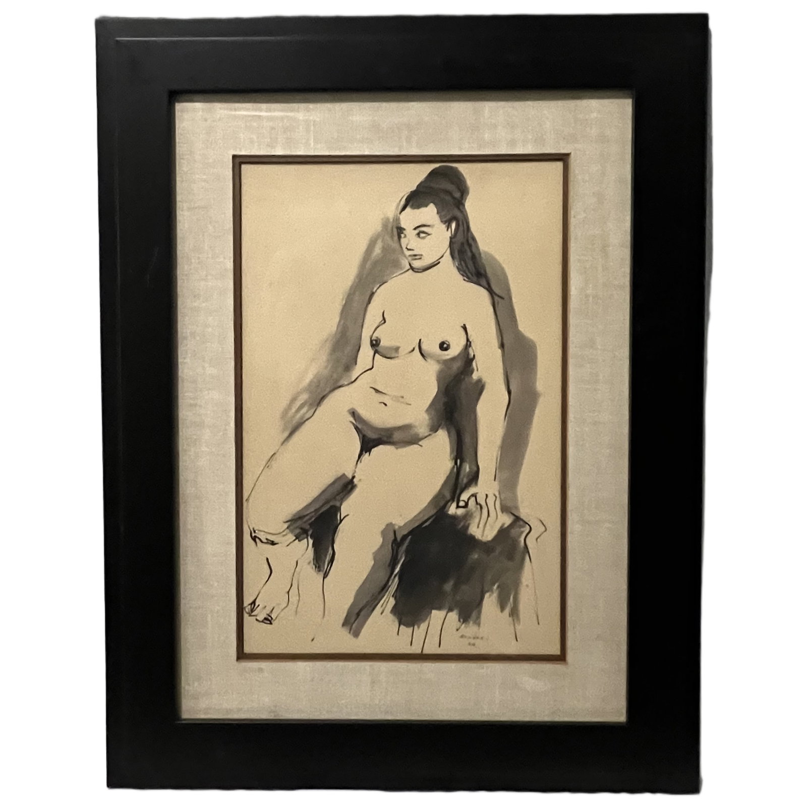 Blashko | Nude Study | 1966: Blashko | Untitled Nude Study | 1966