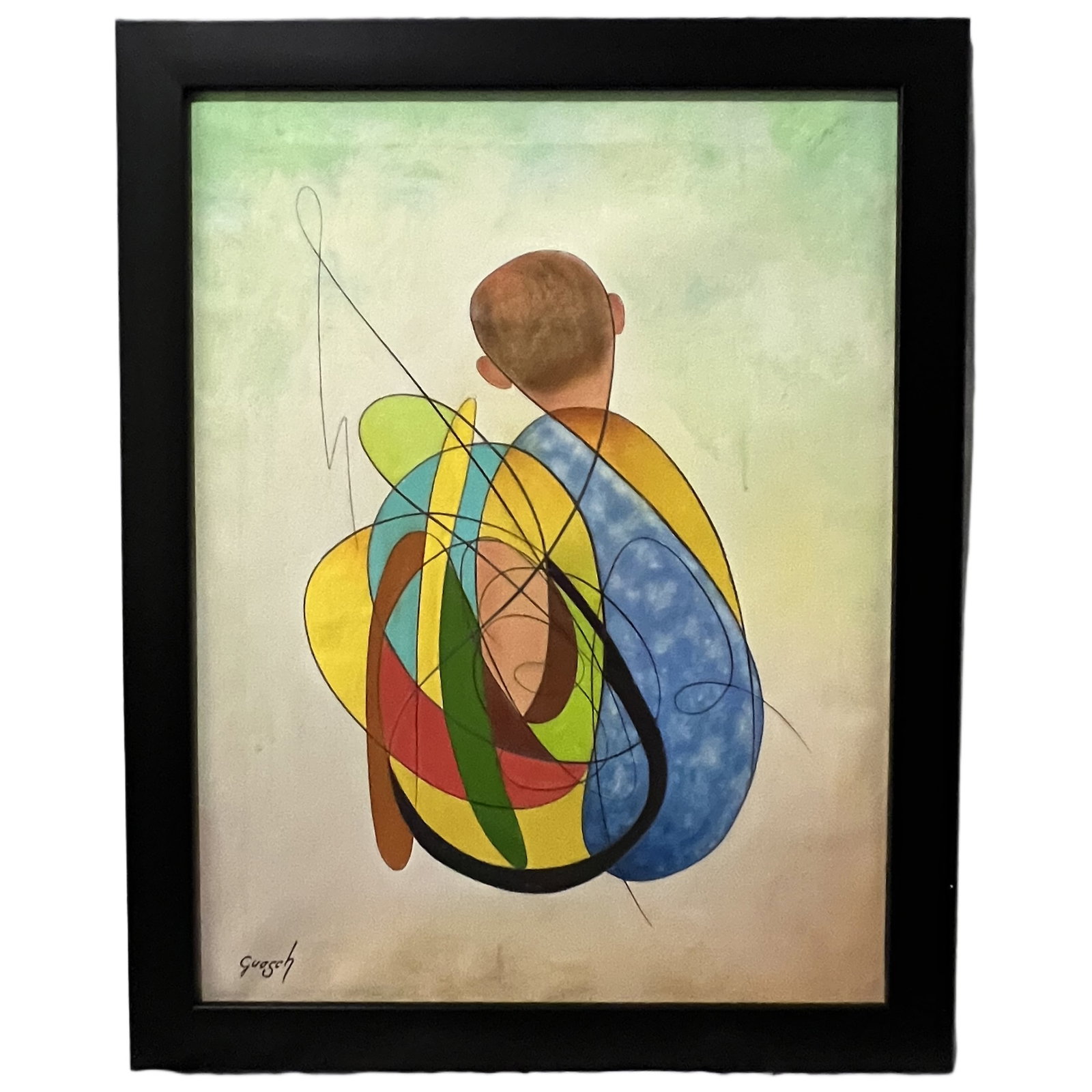 Guasch | Abstract Figure | Oil on Canvas: Guasch | Abstract Figure | Oil on Canvas