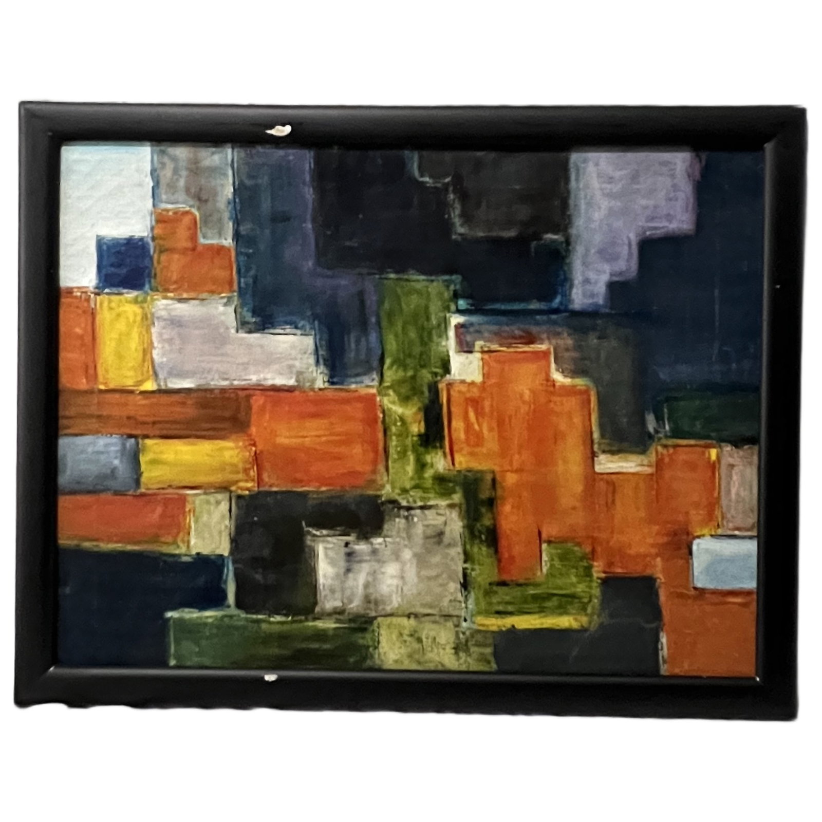 Abstract Geometric Composition | Oil on Canvas: Abstract Geometric Composition | Oil on Canvas