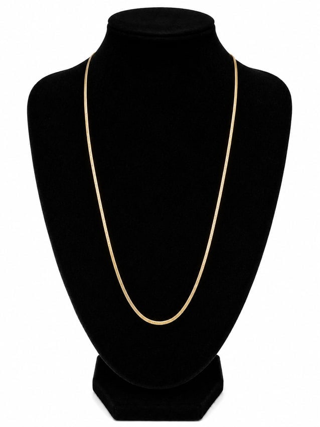 Gold Slim Chain Necklace